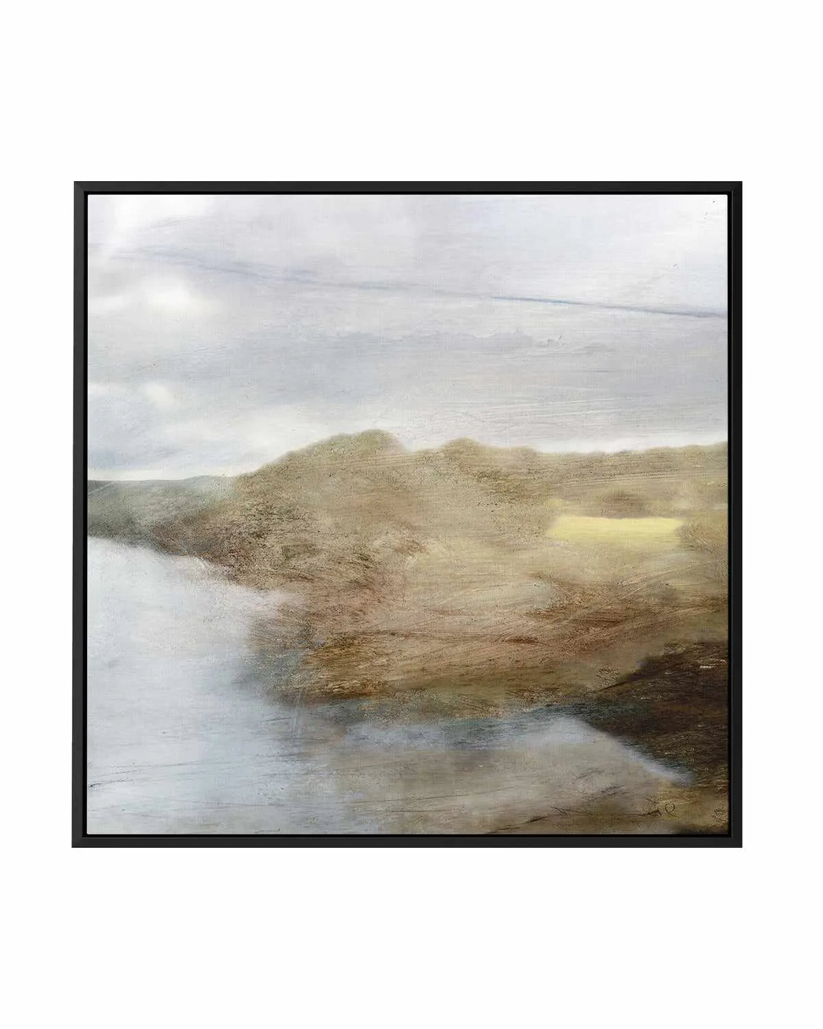 Riverside Right by Dan Hobday SQ | Framed Canvas Art Print from Olive et Oriel where you can shop wallpaper and artworks online