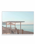 Riviera Beach By Grace Digital Art | Framed Canvas Art Print