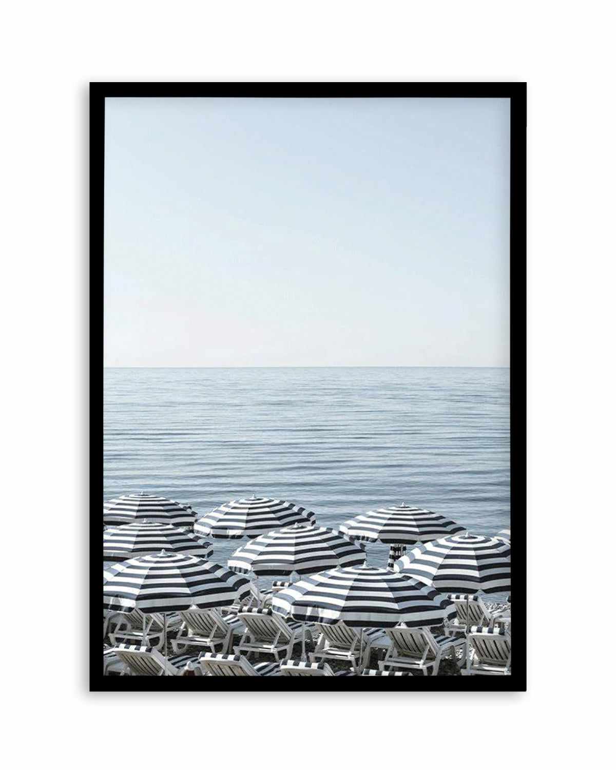 Riviera Parasols I Art Print