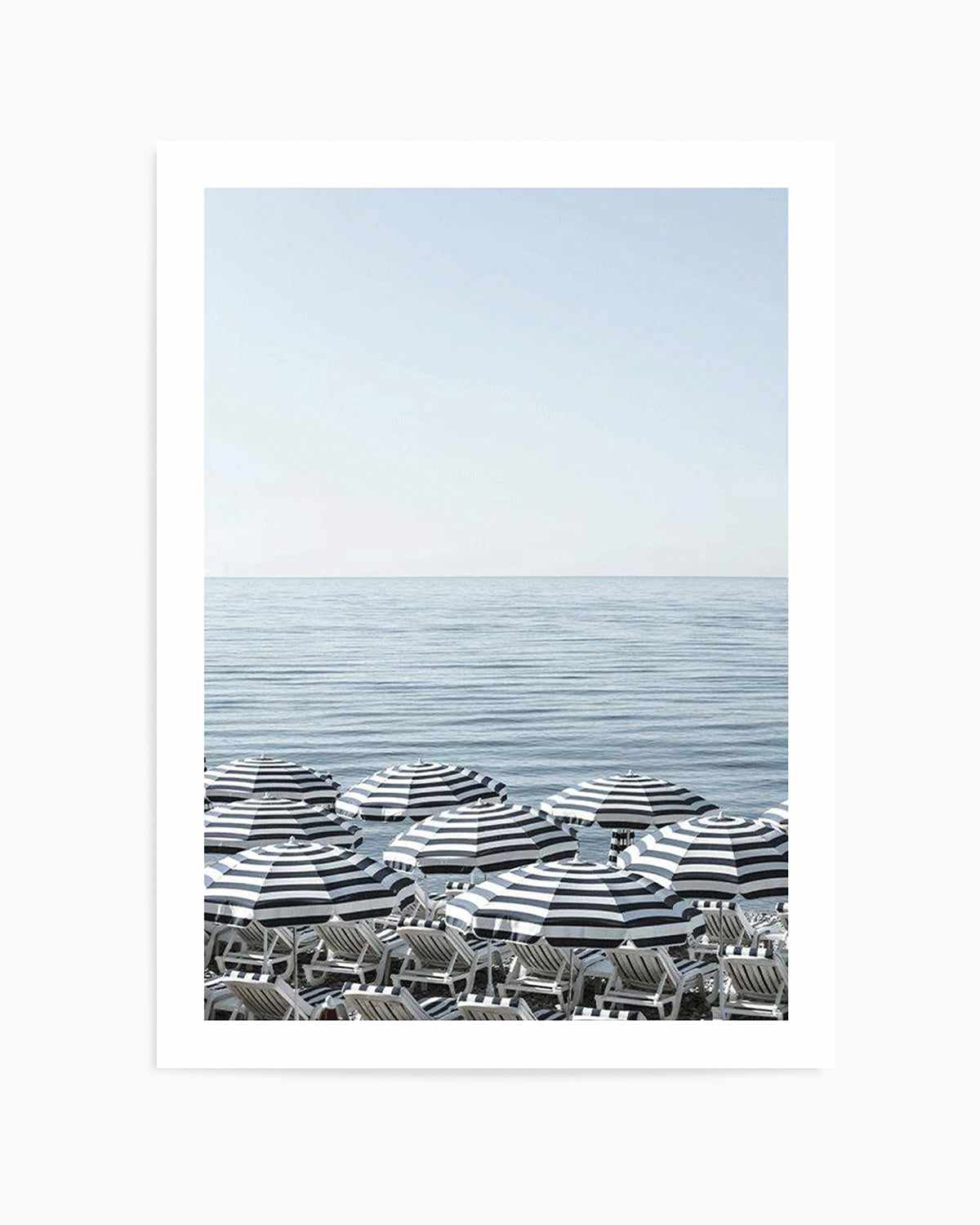 Riviera Parasols I Art Print