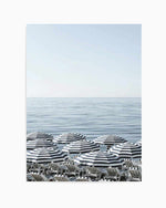 Riviera Parasols I Art Print