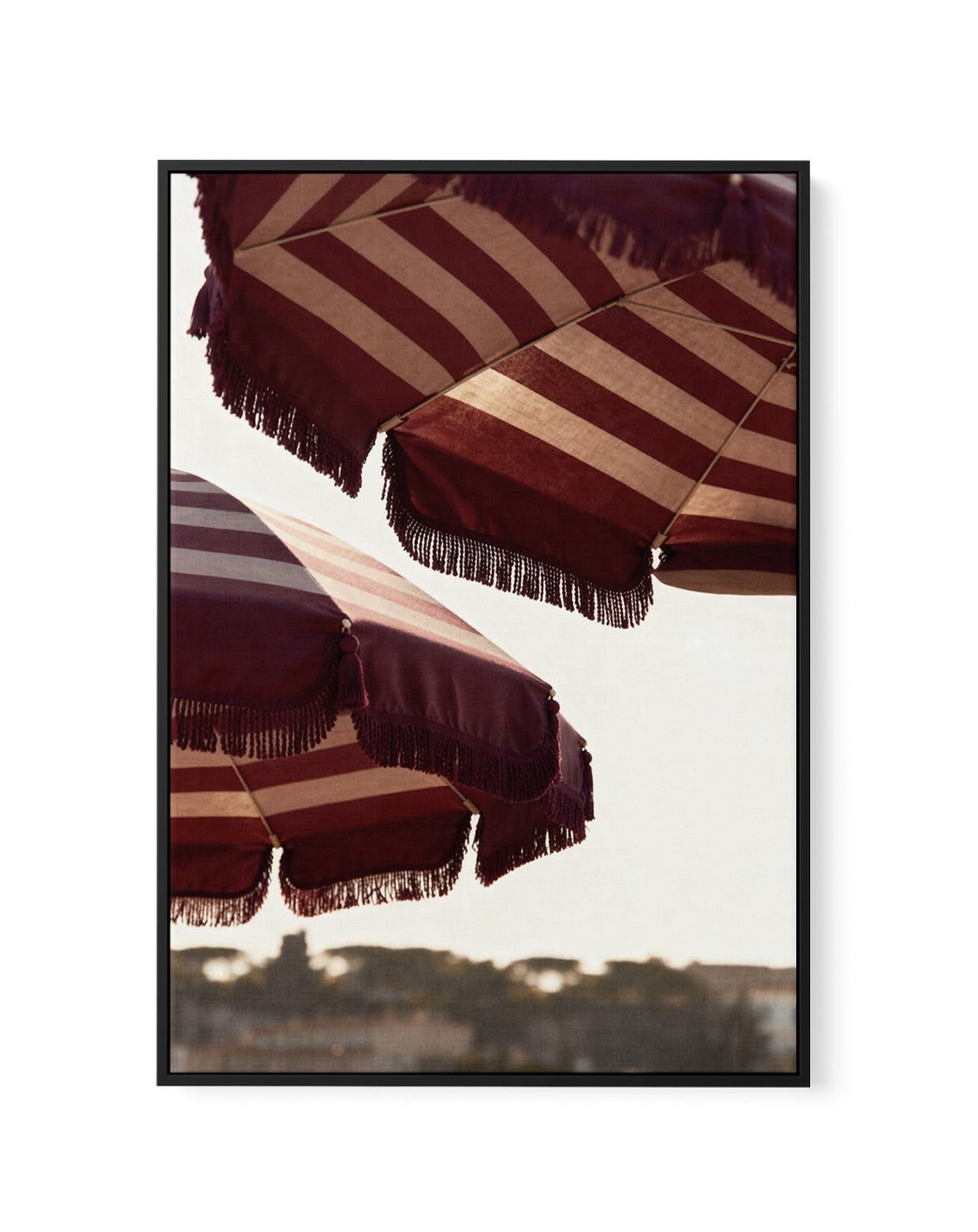 Riviera Sunsets I | Framed Canvas Art Print from Olive et Oriel where you can shop wallpaper and artworks online