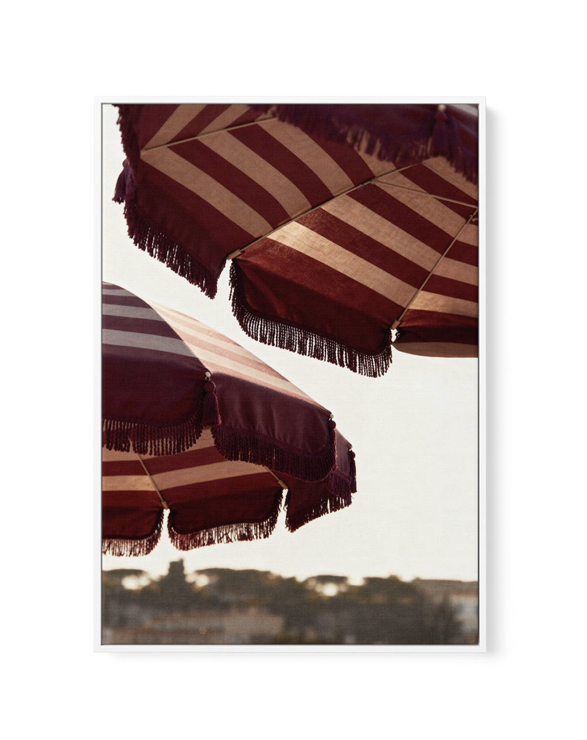 Riviera Sunsets I | Framed Canvas Art Print from Olive et Oriel where you can shop wallpaper and artworks online