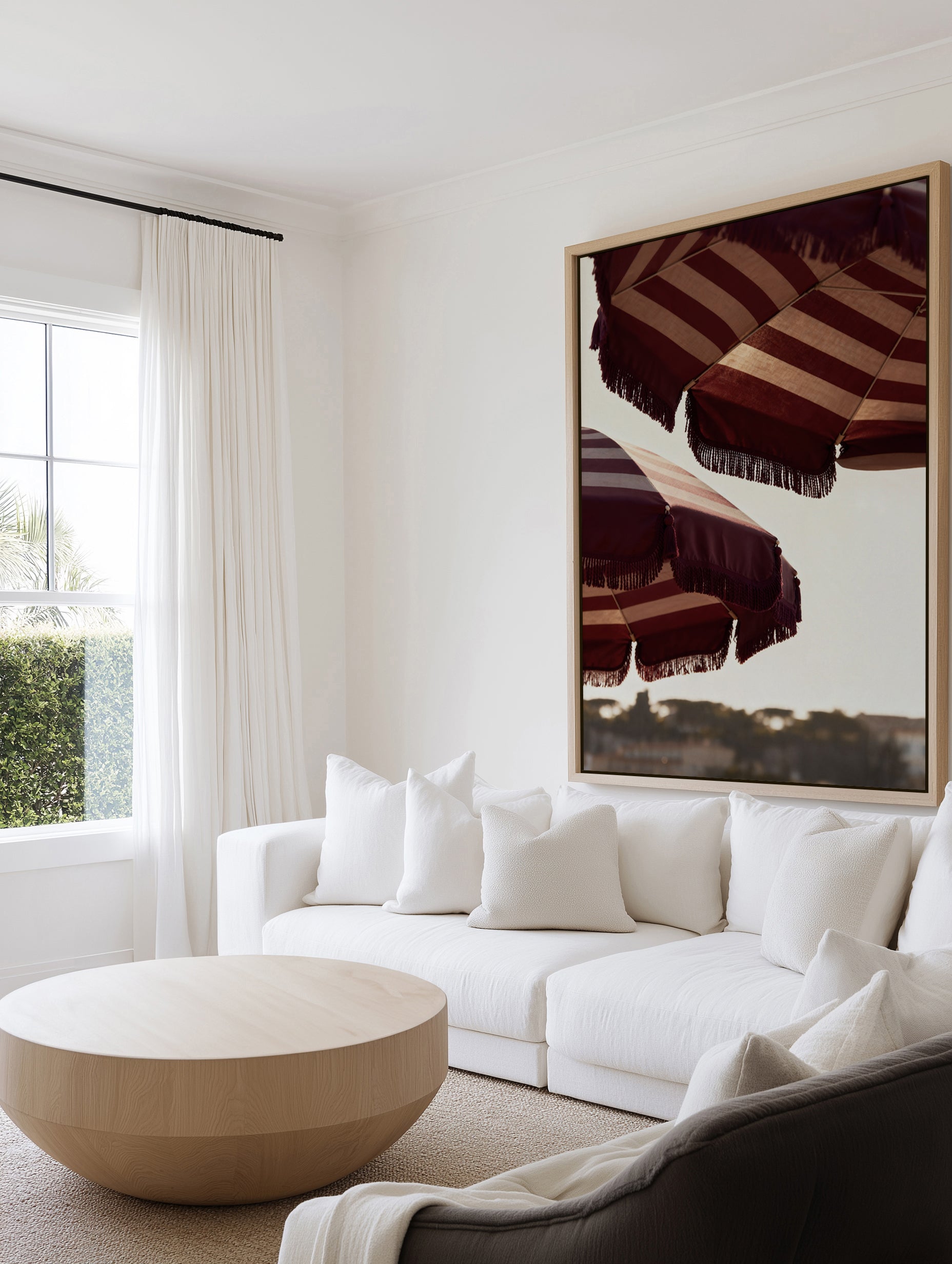 Riviera Sunsets I | Framed Canvas Art Print from Olive et Oriel where you can shop wallpaper and artworks online