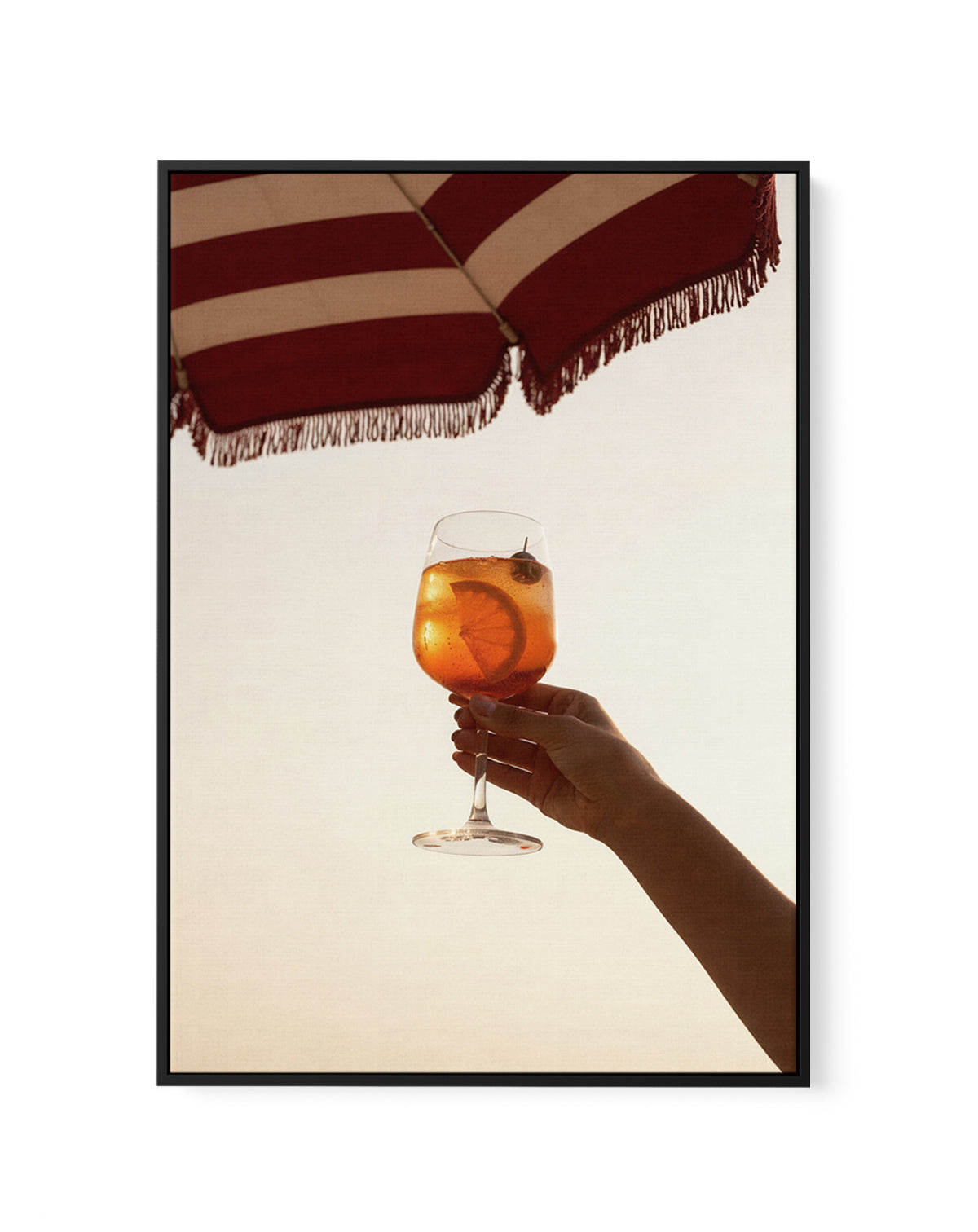 Riviera Sunsets II | Framed Canvas Art Print from Olive et Oriel where you can shop wallpaper and artworks online