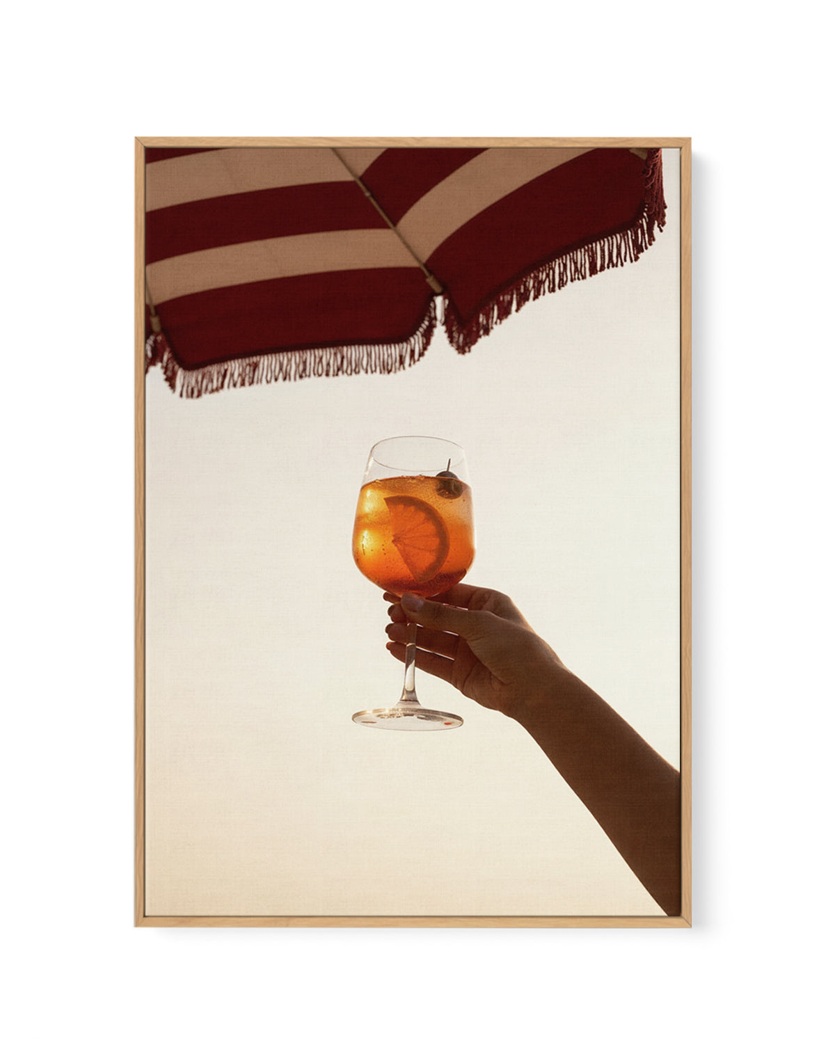 Riviera Sunsets II | Framed Canvas Art Print from Olive et Oriel where you can shop wallpaper and artworks online