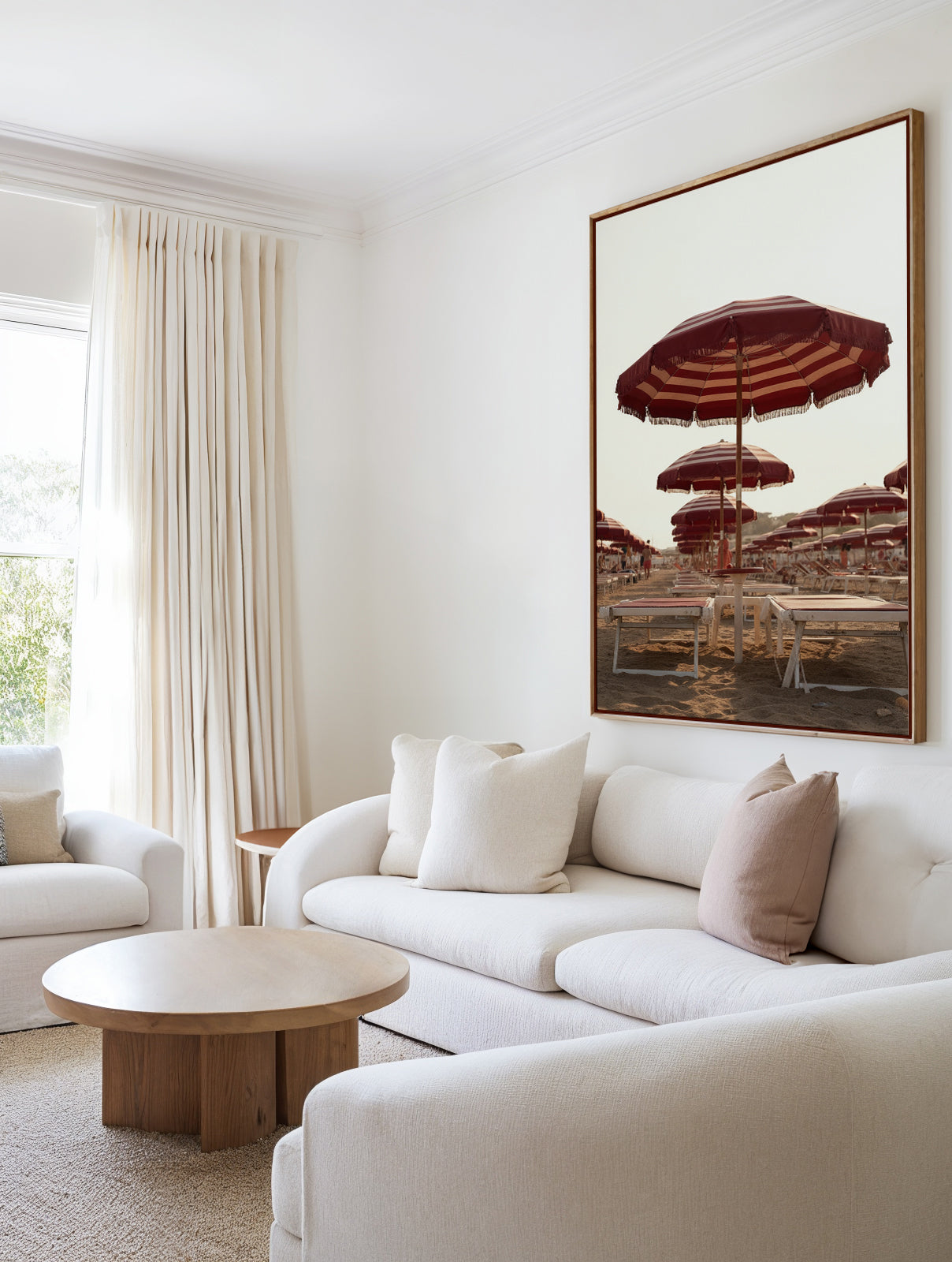 Riviera Sunsets III | Framed Canvas Art Print from Olive et Oriel where you can shop wallpaper and artworks online