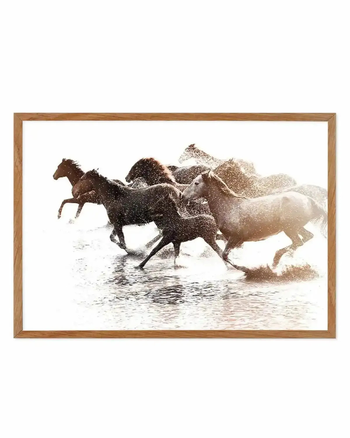 Riviere Stallions Art Print from Olive et Oriel where you can shop wallpaper and artworks online