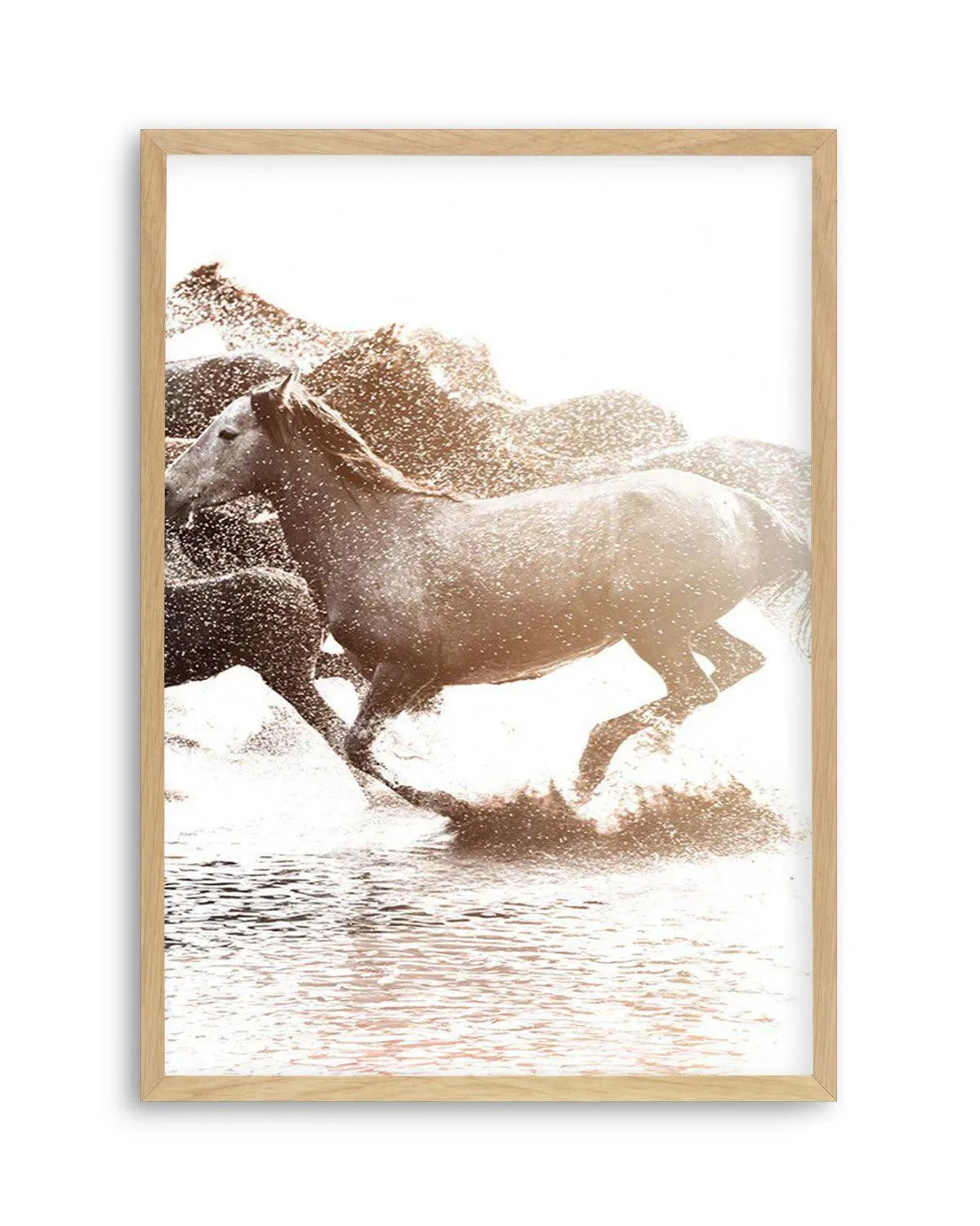 Riviere Stallions | Right from Olive et Oriel where you can shop wallpaper and artworks online