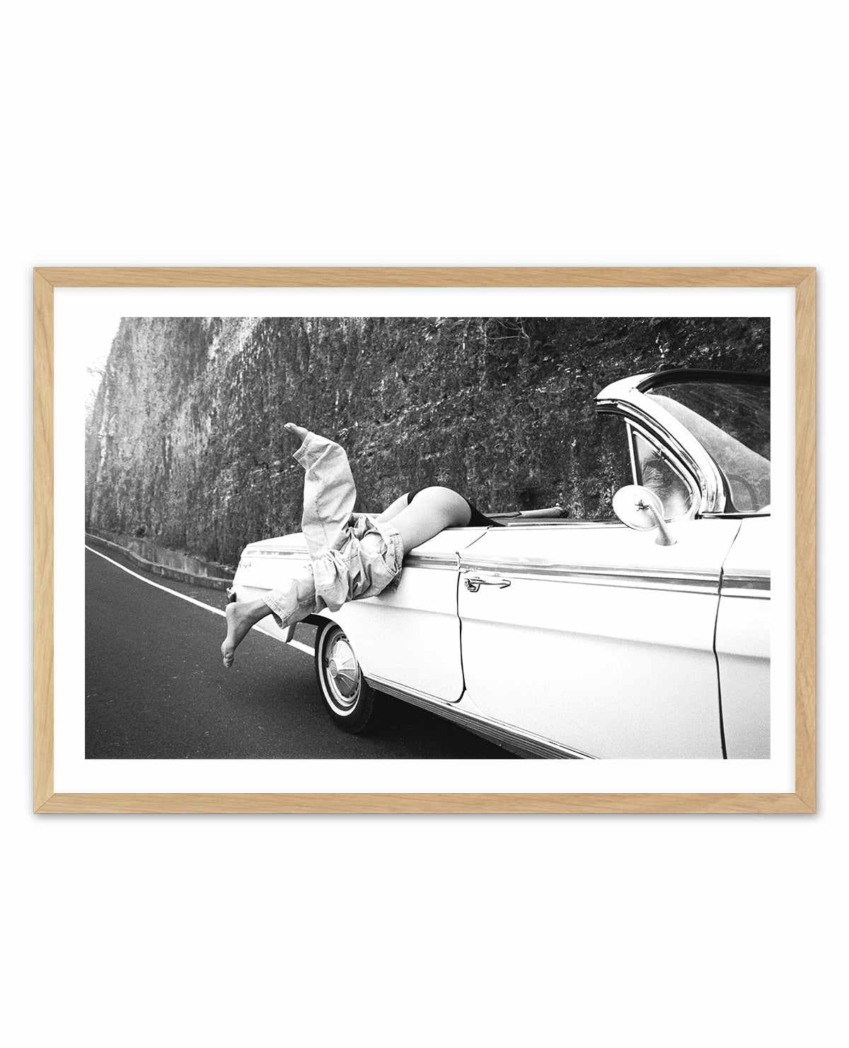 Road Trip B&W by Amy Hallam | Art Print