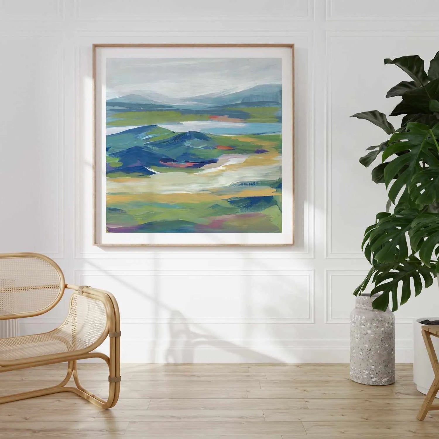 Roaring Prairie Art Print from Olive et Oriel where you can shop wallpaper and artworks online