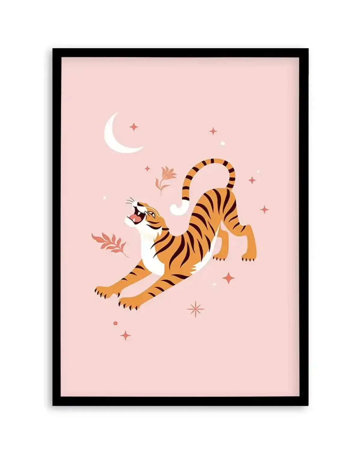 Roaring Tiger I Art Print from Olive et Oriel where you can shop wallpaper and artworks online