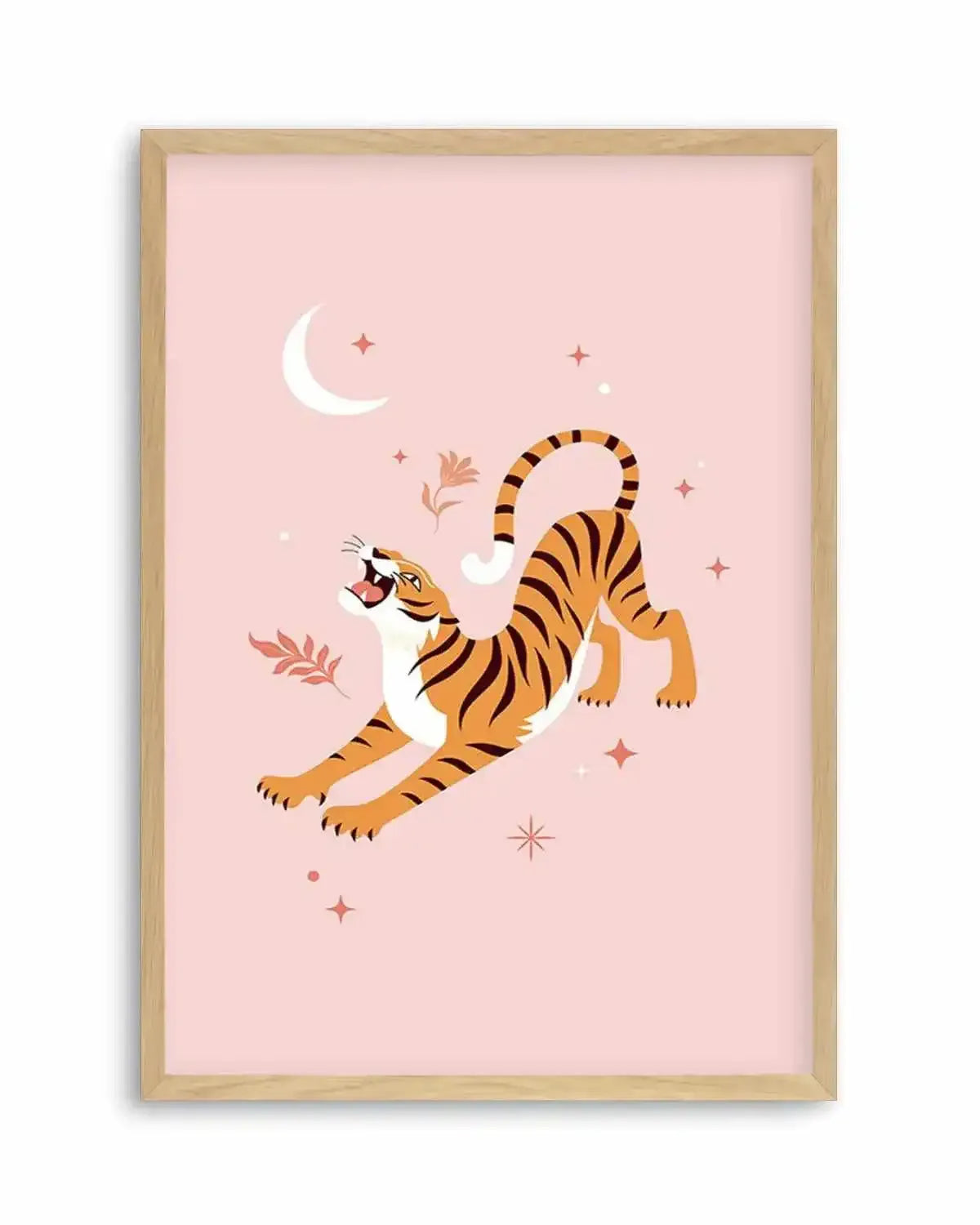 Roaring Tiger I Art Print from Olive et Oriel where you can shop wallpaper and artworks online