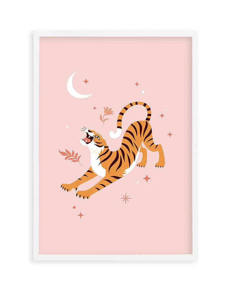 Roaring Tiger I Art Print
