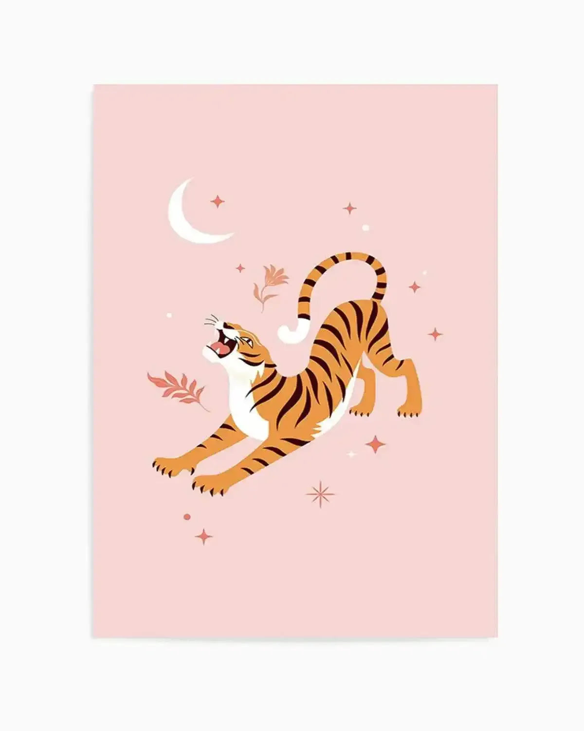 Roaring Tiger I Art Print from Olive et Oriel where you can shop wallpaper and artworks online