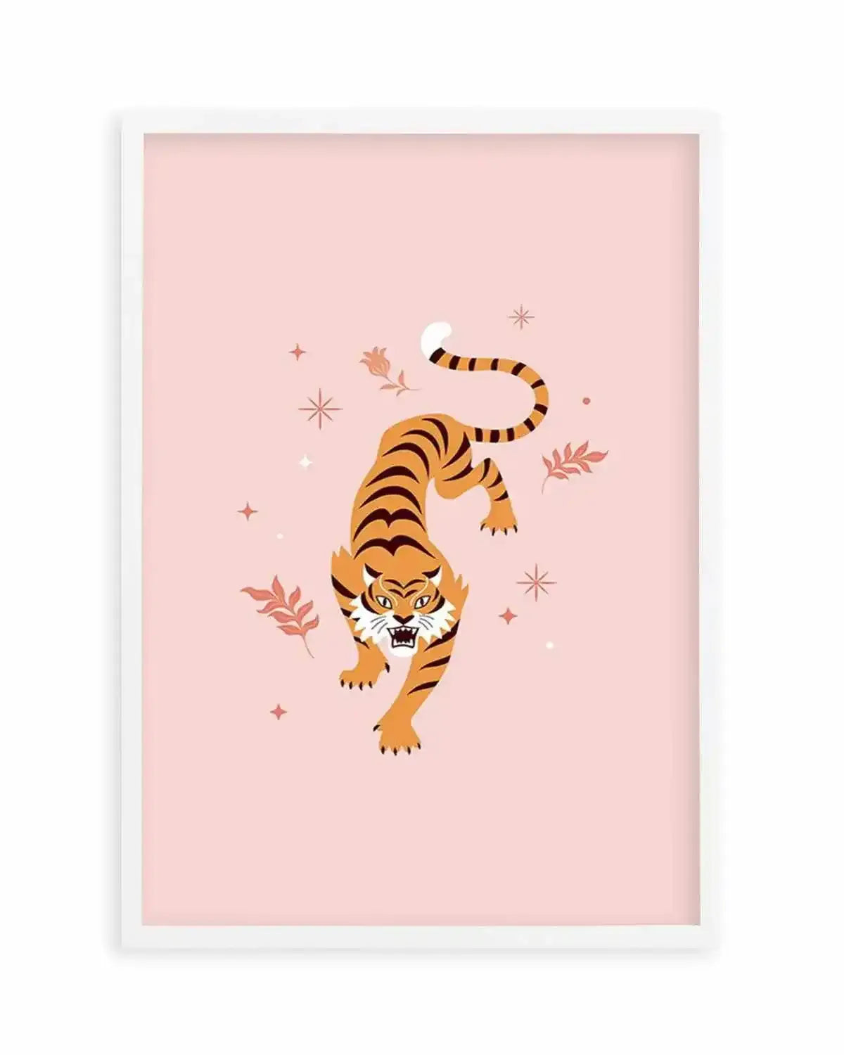 Roaring Tiger II Art Print from Olive et Oriel where you can shop wallpaper and artworks online