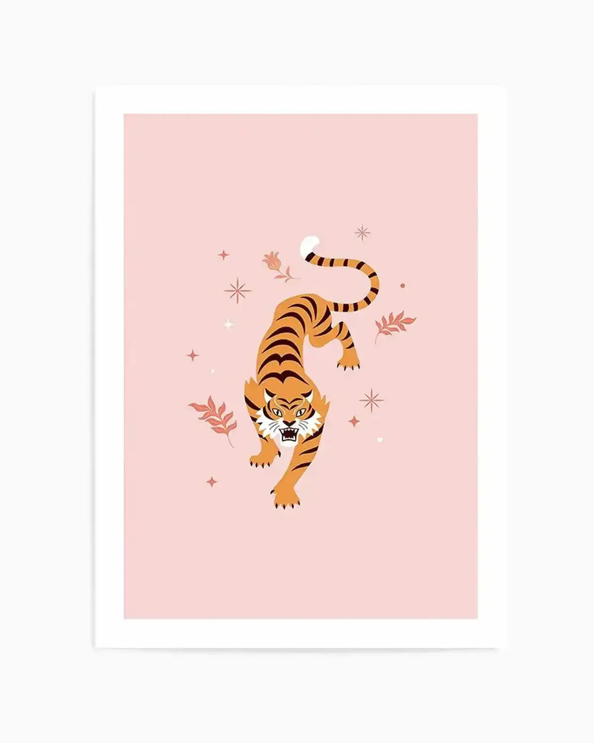 Roaring Tiger II Art Print from Olive et Oriel where you can shop wallpaper and artworks online