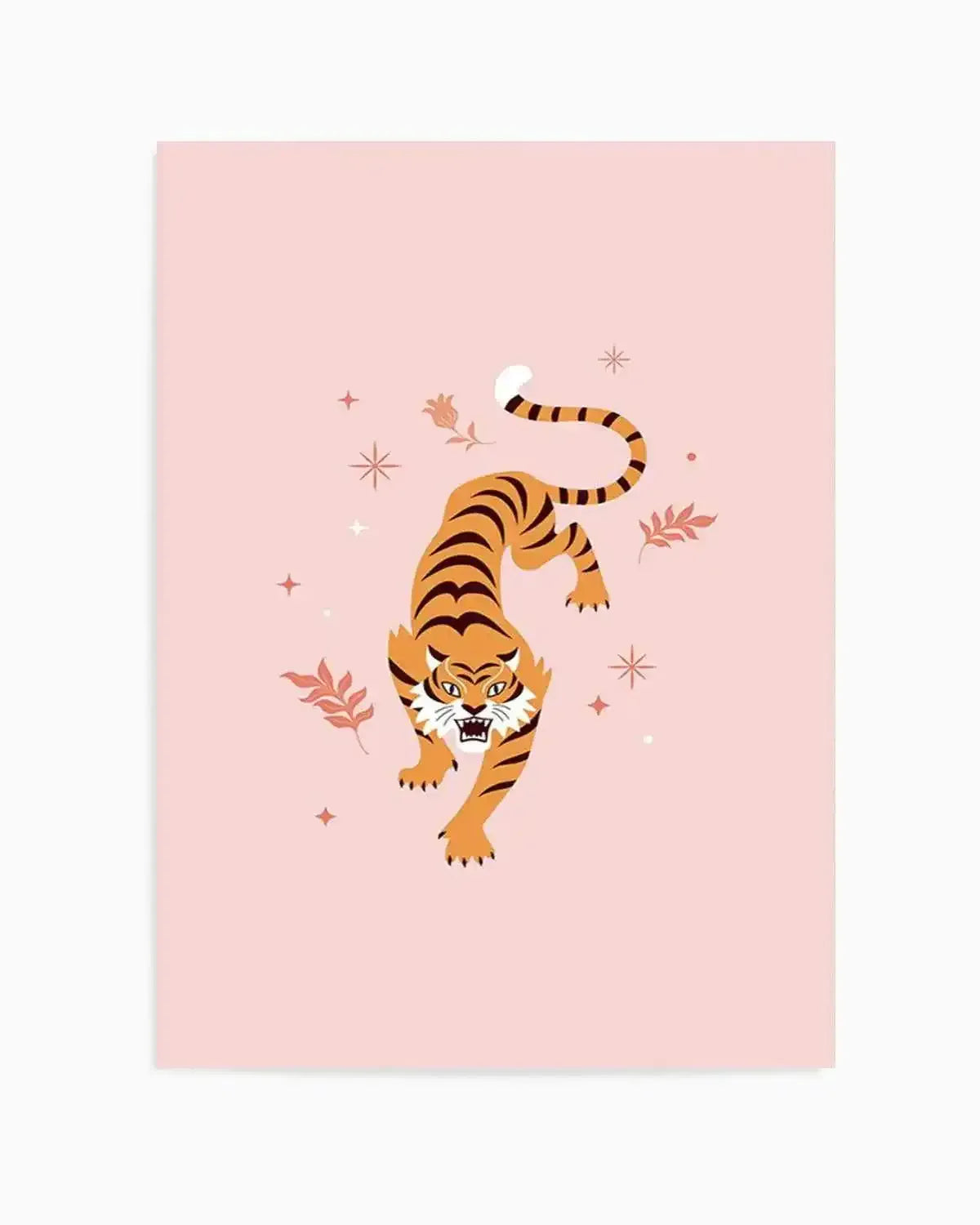 Roaring Tiger II Art Print from Olive et Oriel where you can shop wallpaper and artworks online