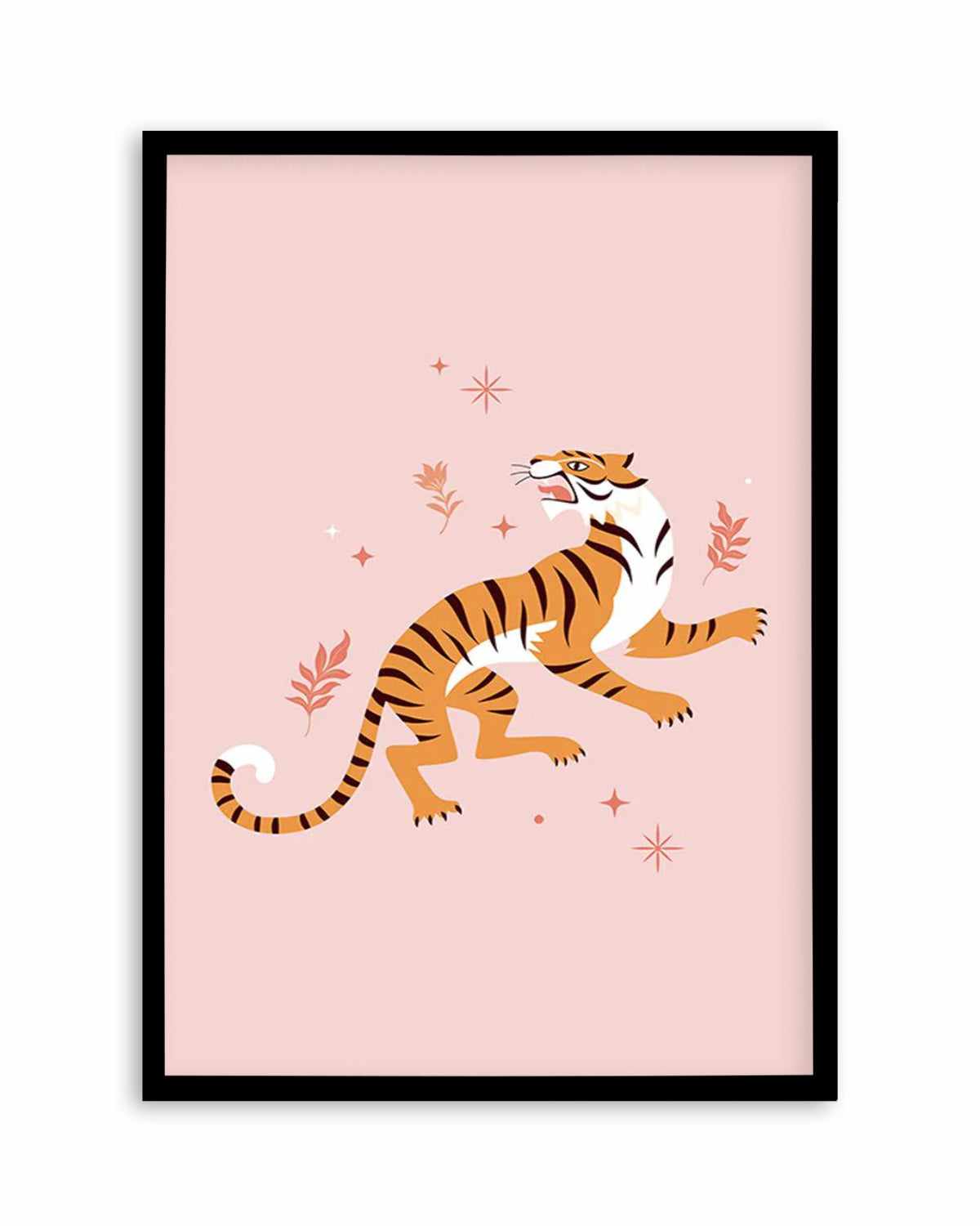 Roaring Tiger III Art Print