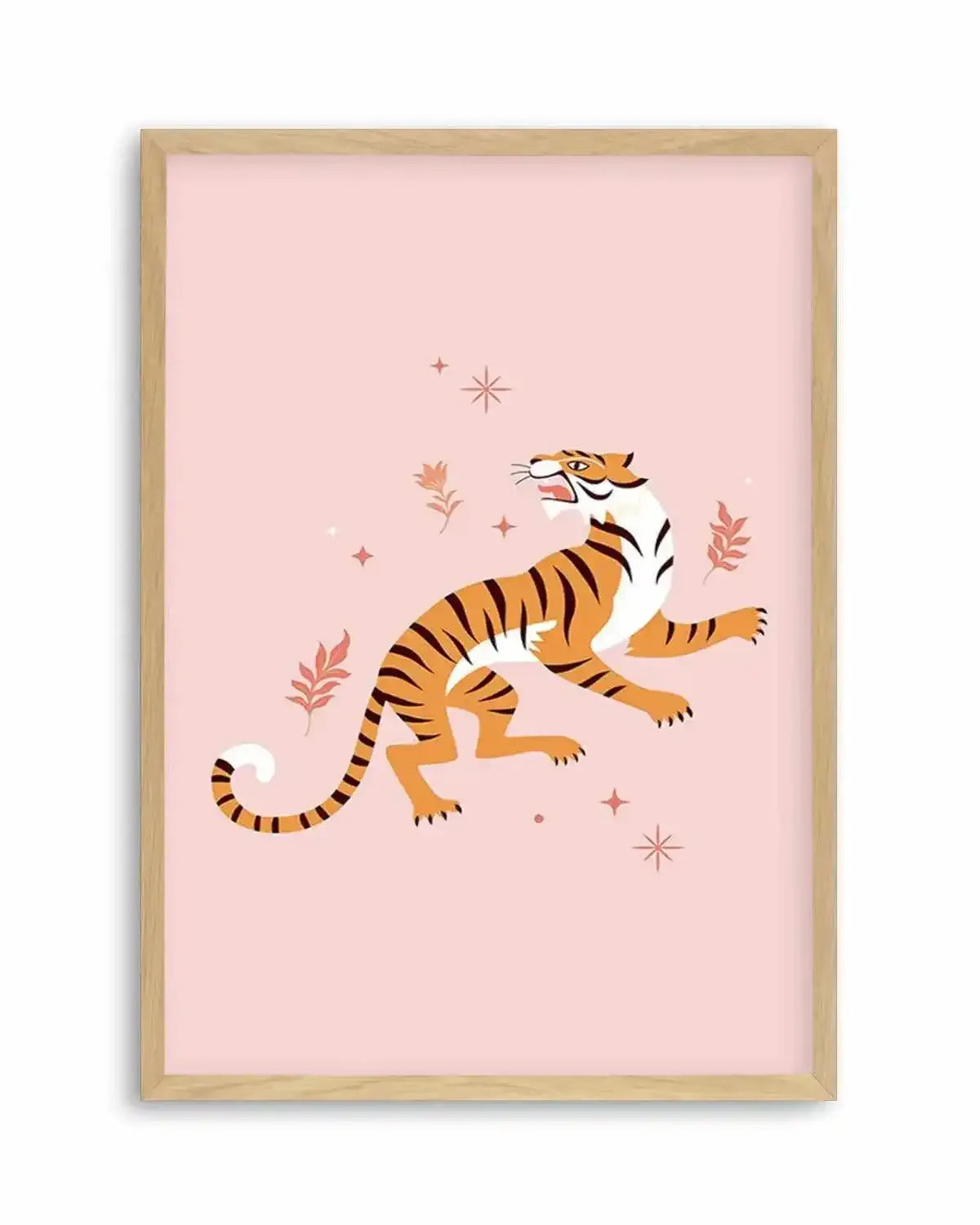 Roaring Tiger III Art Print from Olive et Oriel where you can shop wallpaper and artworks online