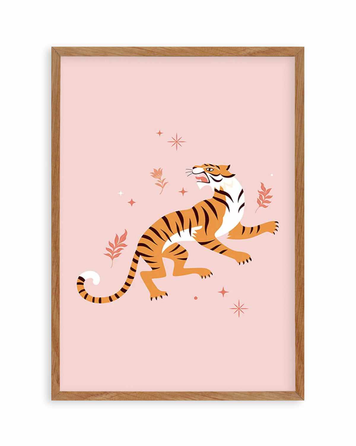 Roaring Tiger III Art Print