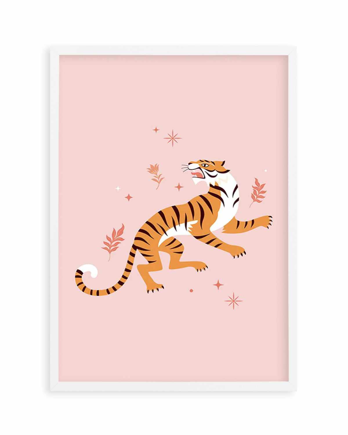 Roaring Tiger III Art Print