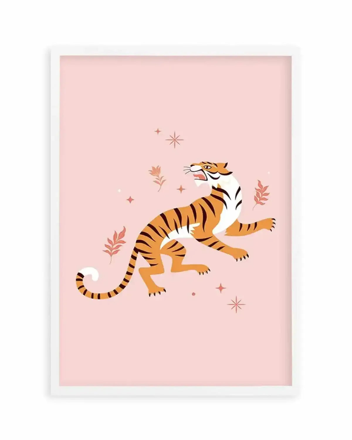 Roaring Tiger III Art Print from Olive et Oriel where you can shop wallpaper and artworks online