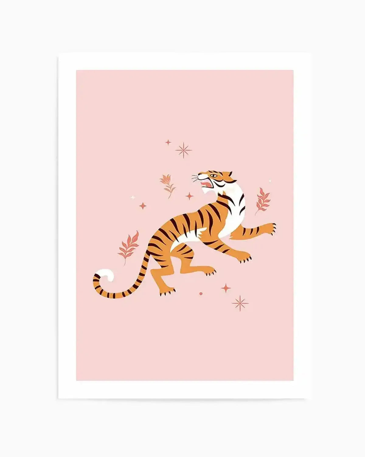 Roaring Tiger III Art Print from Olive et Oriel where you can shop wallpaper and artworks online