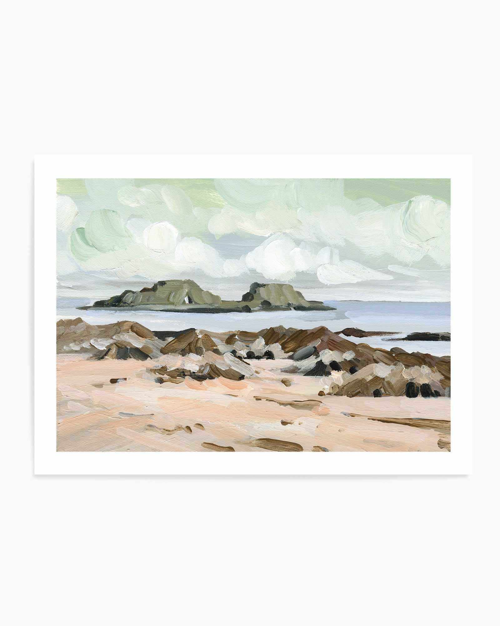 Rock Beach By Shina Choi | Art Print