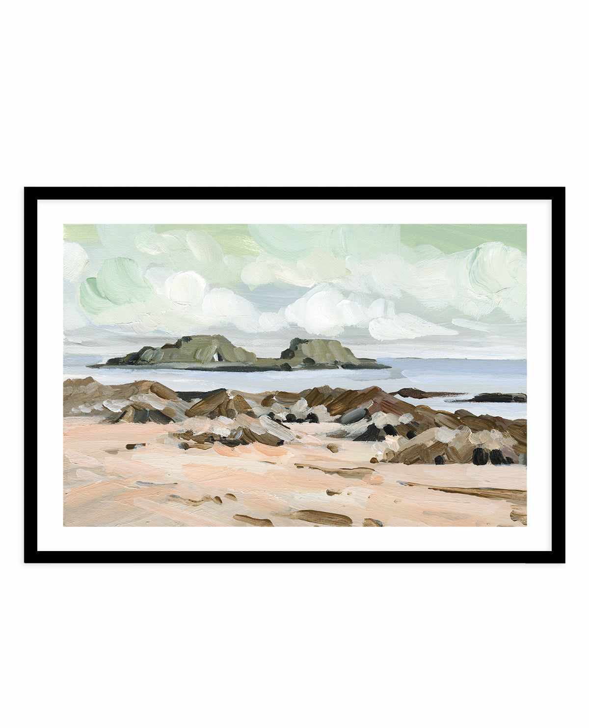 Rock Beach By Shina Choi | Art Print