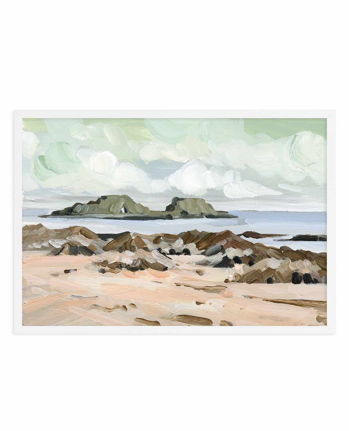 Rock Beach By Shina Choi | Art Print