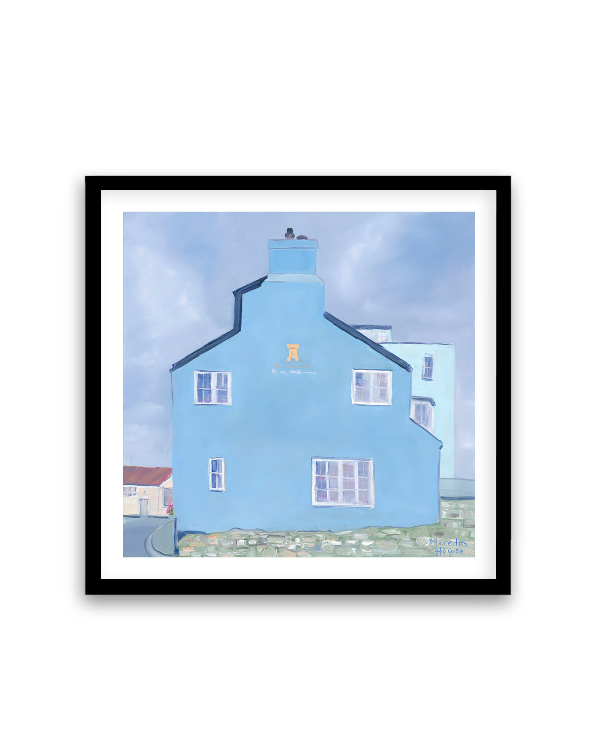 Rock Point Inn Lyme Regis by Meredith Howse | Art Print