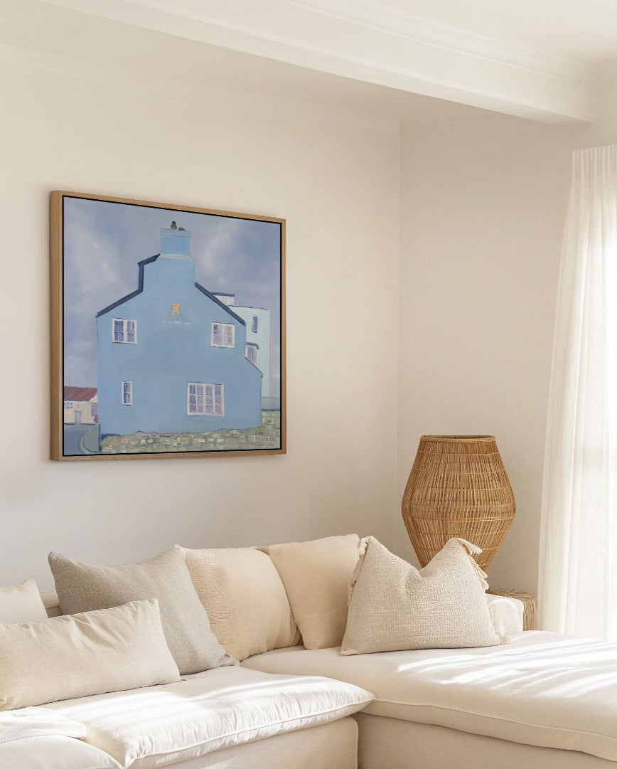 Rock Point Inn Lyme Regis by Meredith Howse | Framed Canvas Art Print
