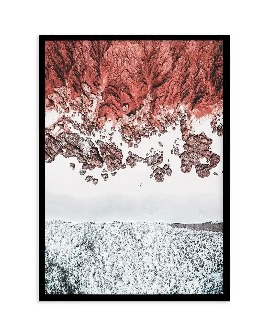 Rocky Coast | WA Art Print-PRINT-Olive et Oriel-Olive et Oriel-A5 | 5.8" x 8.3" | 14.8 x 21cm-Black-With White Border-Buy-Australian-Art-Prints-Online-with-Olive-et-Oriel-Your-Artwork-Specialists-Austrailia-Decorate-With-Coastal-Photo-Wall-Art-Prints-From-Our-Beach-House-Artwork-Collection-Fine-Poster-and-Framed-Artwork