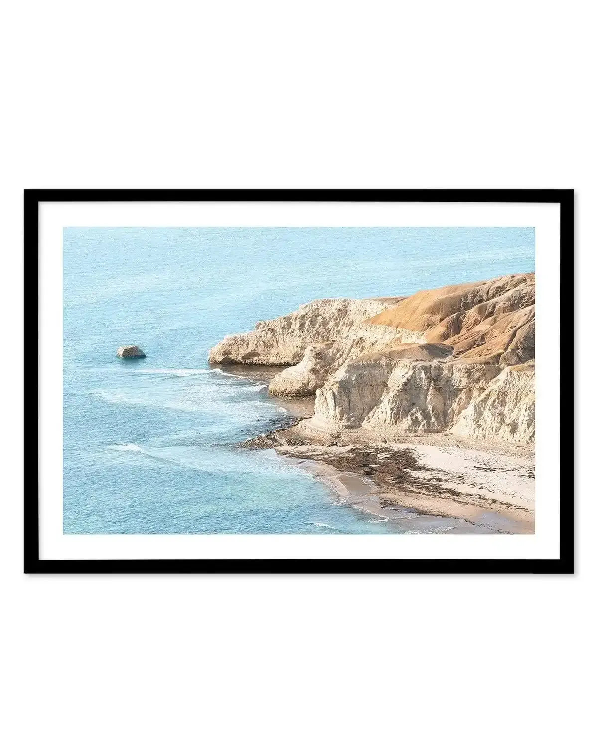 Rocky Coast | Willunga LS Art Print-PRINT-Olive et Oriel-Olive et Oriel-A5 | 5.8" x 8.3" | 14.8 x 21cm-Black-With White Border-Buy-Australian-Art-Prints-Online-with-Olive-et-Oriel-Your-Artwork-Specialists-Austrailia-Decorate-With-Coastal-Photo-Wall-Art-Prints-From-Our-Beach-House-Artwork-Collection-Fine-Poster-and-Framed-Artwork