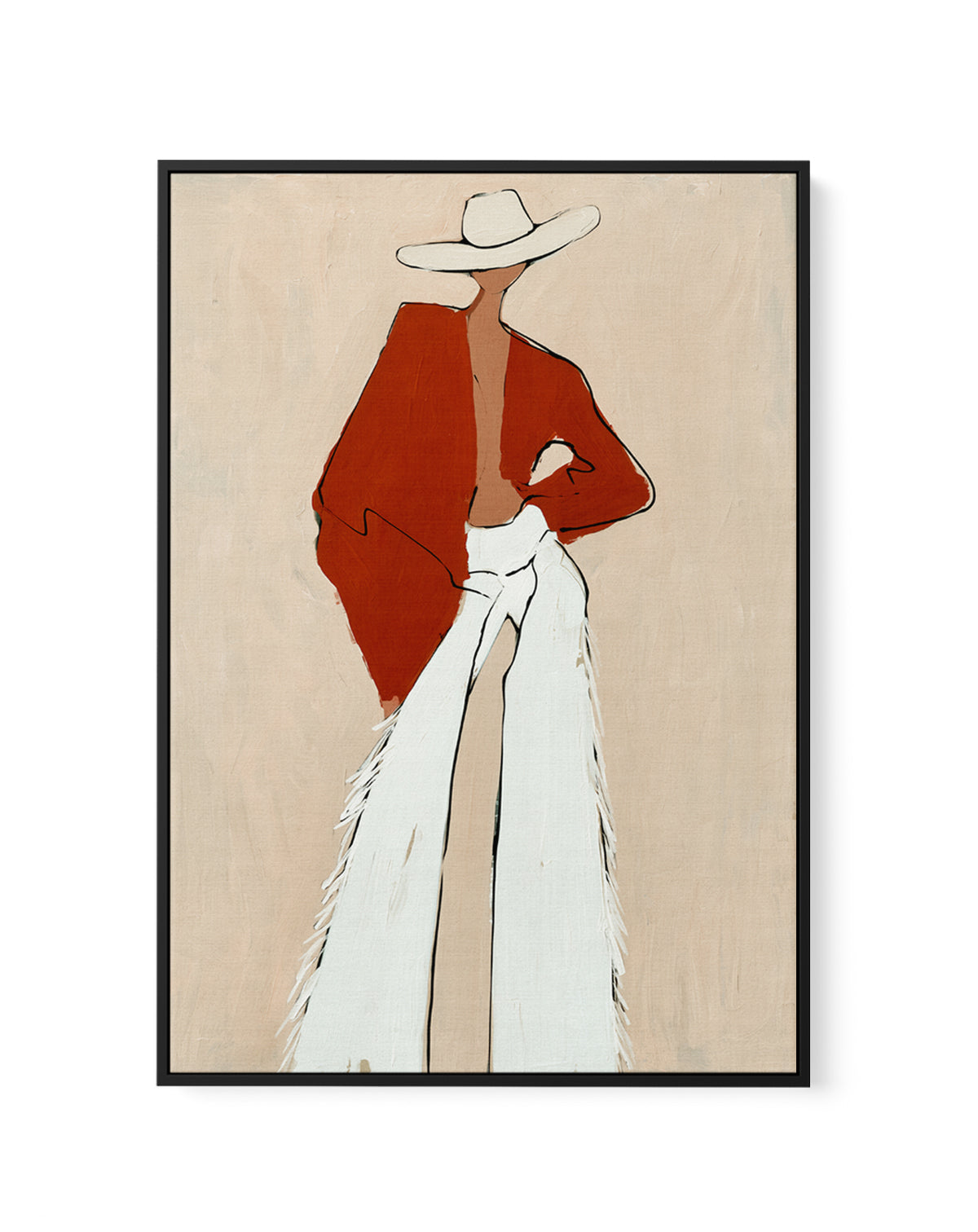 Rodeo Day | Framed Canvas Art Print