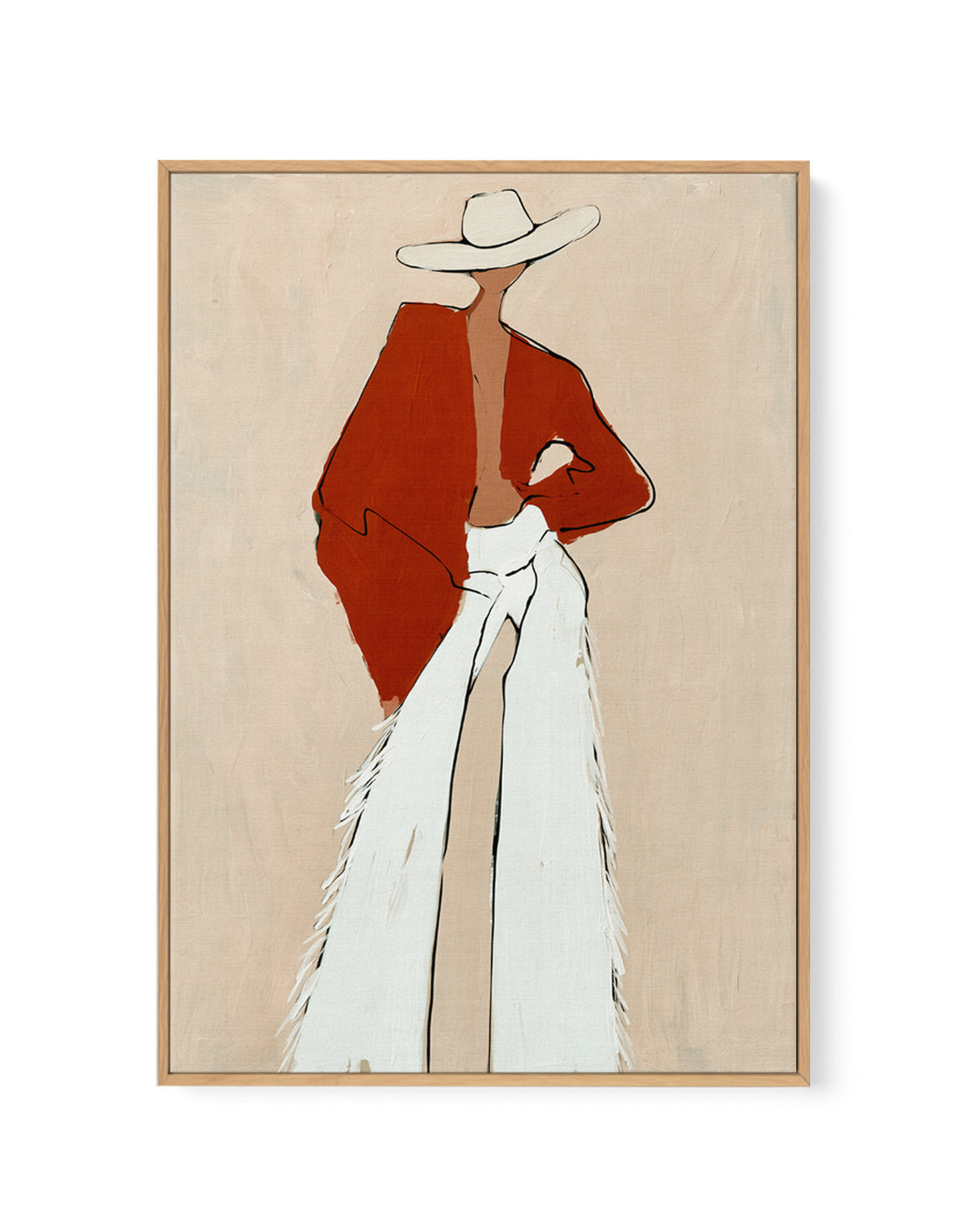 Rodeo Day | Framed Canvas Art Print