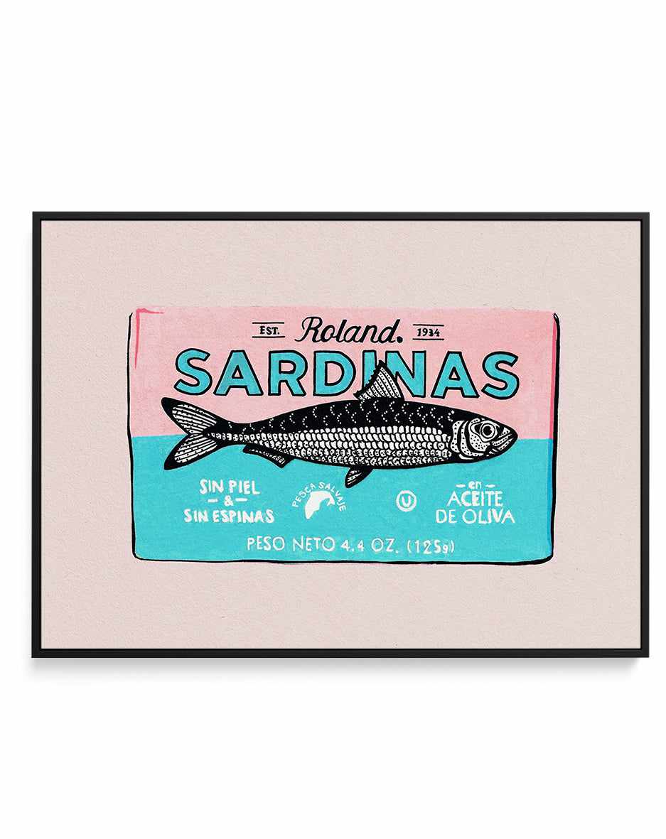 Roland Sardinas By Studio Mandariini | Framed Canvas Art Print