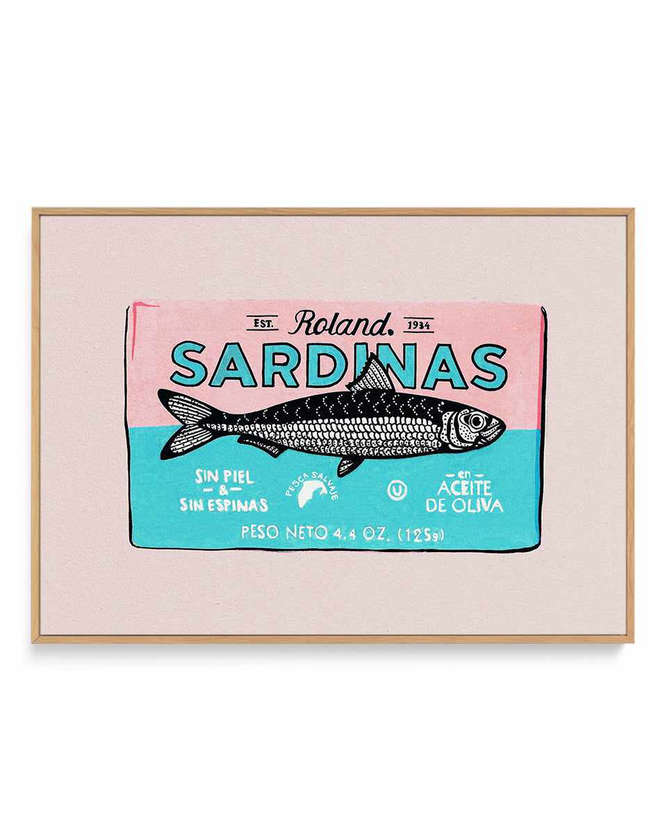 Roland Sardinas By Studio Mandariini | Framed Canvas Art Print