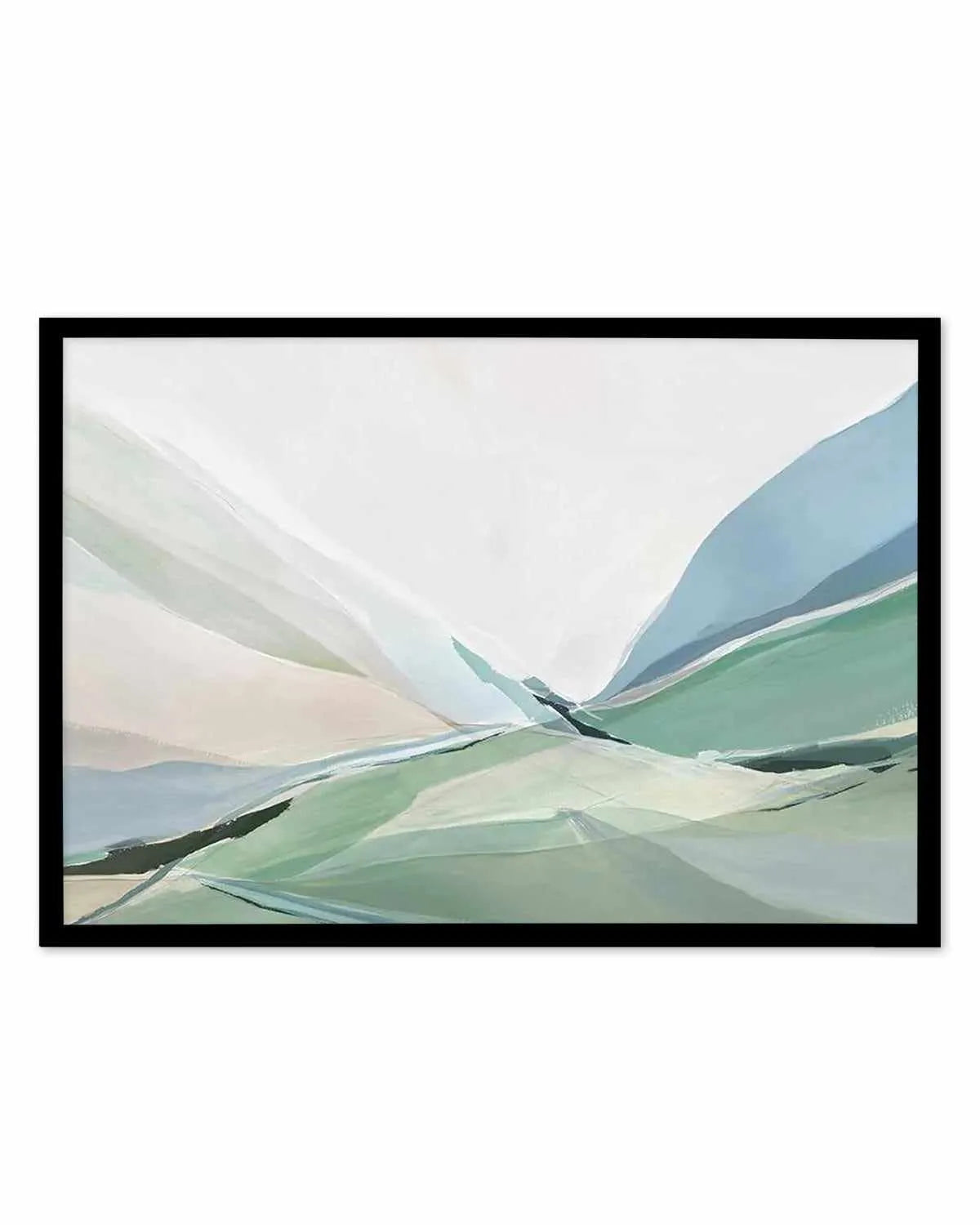 Rolling Green Art Print from Olive et Oriel where you can shop wallpaper and artworks online