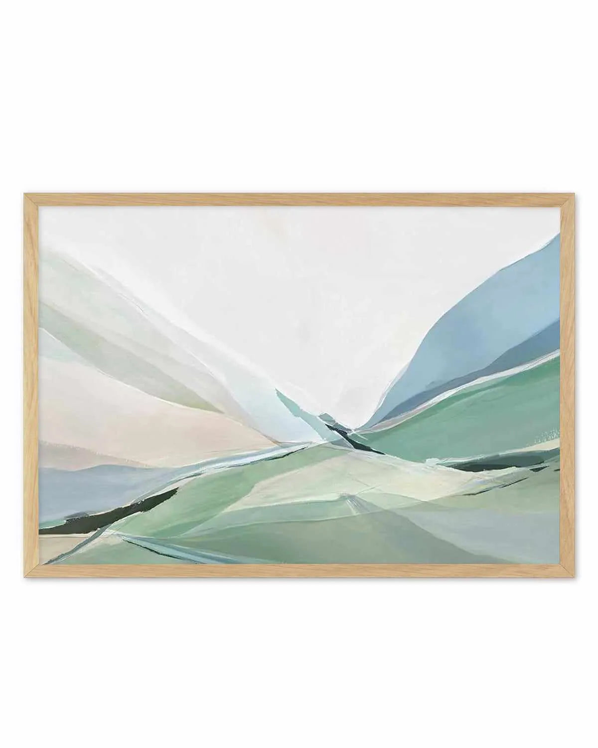 Rolling Green Art Print from Olive et Oriel where you can shop wallpaper and artworks online