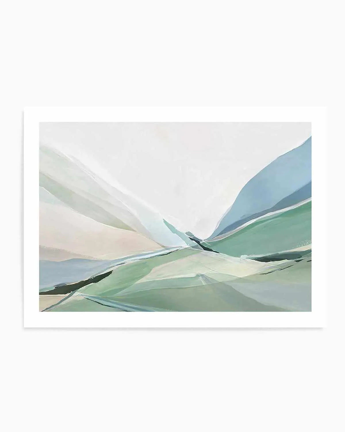 Rolling Green Art Print from Olive et Oriel where you can shop wallpaper and artworks online