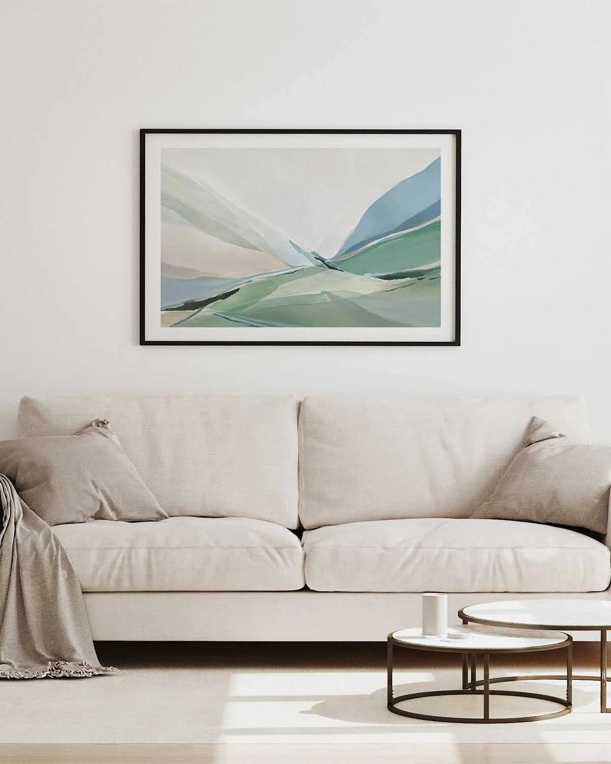 Rolling Green Art Print from Olive et Oriel where you can shop wallpaper and artworks online