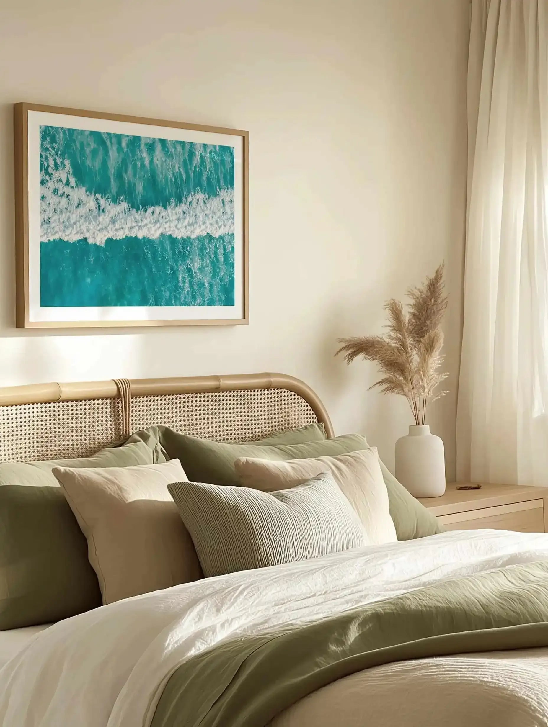 Rolling In | Aerial Photo Wall Art Print from Olive et Oriel where you can shop wallpaper and artworks online