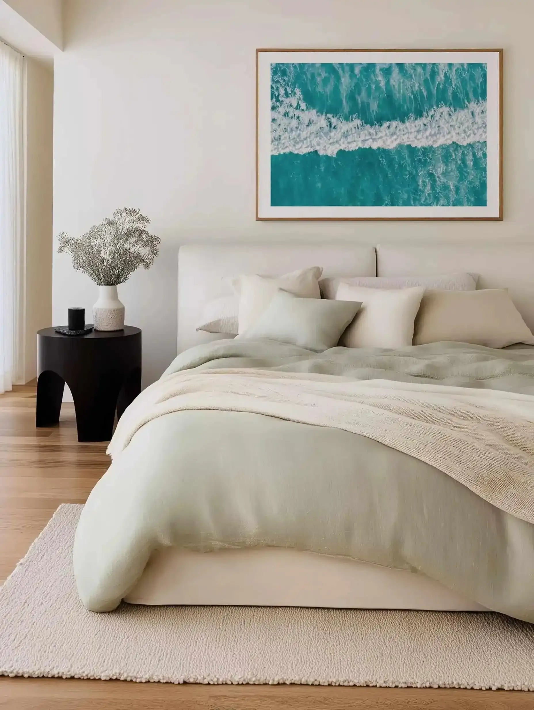 Rolling In | Aerial Photo Wall Art Print from Olive et Oriel where you can shop wallpaper and artworks online