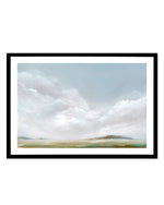 Rolling Pink Clouds Art Print