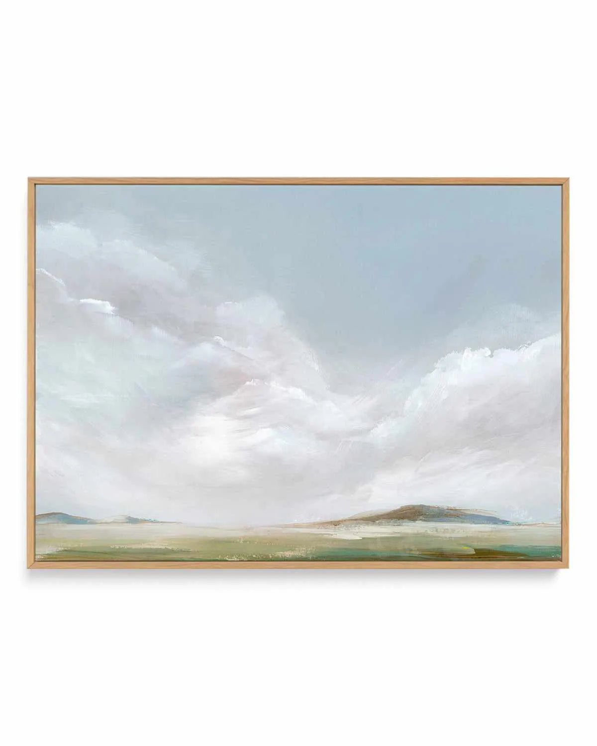 Rolling Pink Clouds | Framed Canvas Art Print from Olive et Oriel where you can shop wallpaper and artworks online