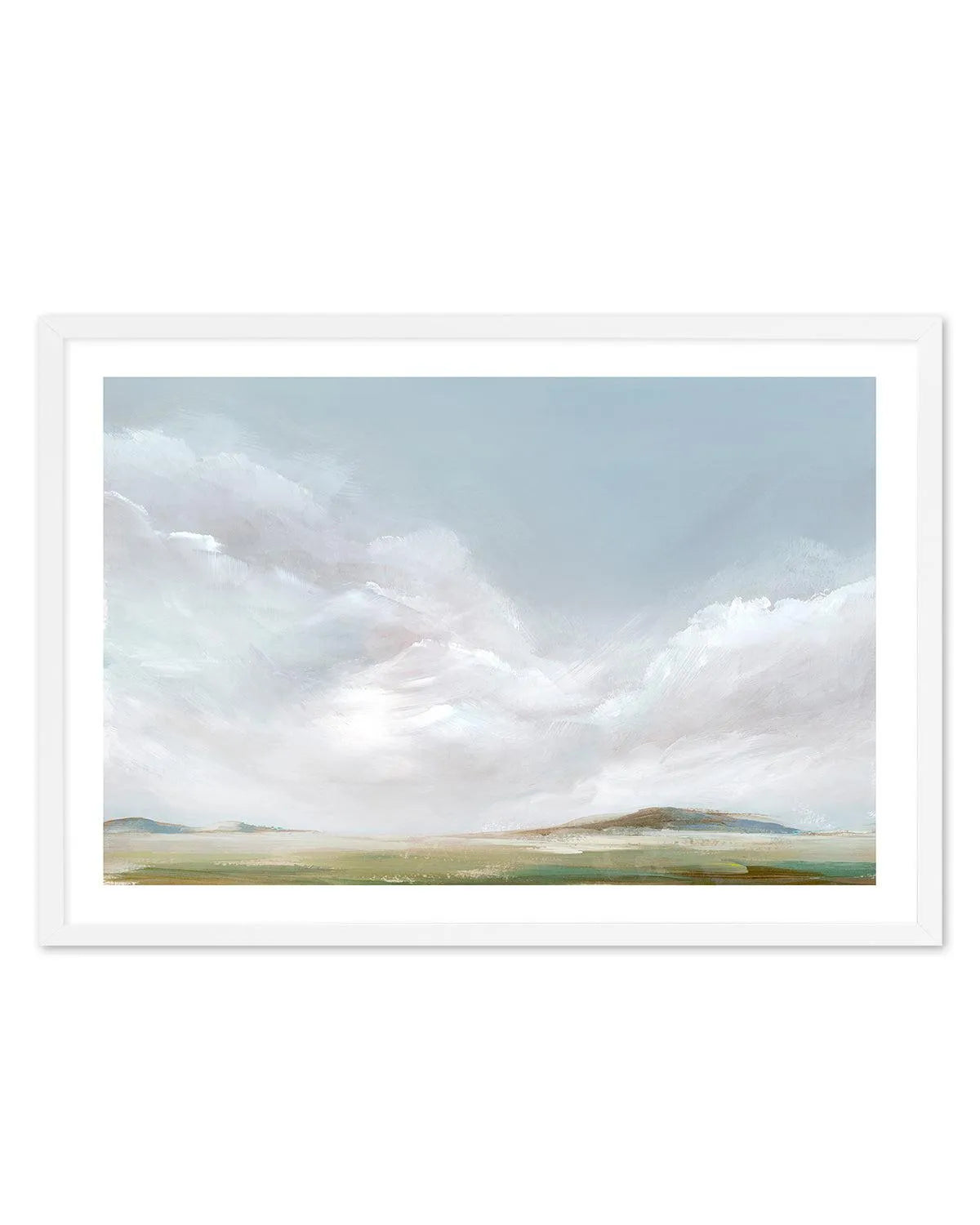 Rolling Pink Clouds Art Print from Olive et Oriel where you can shop wallpaper and artworks online