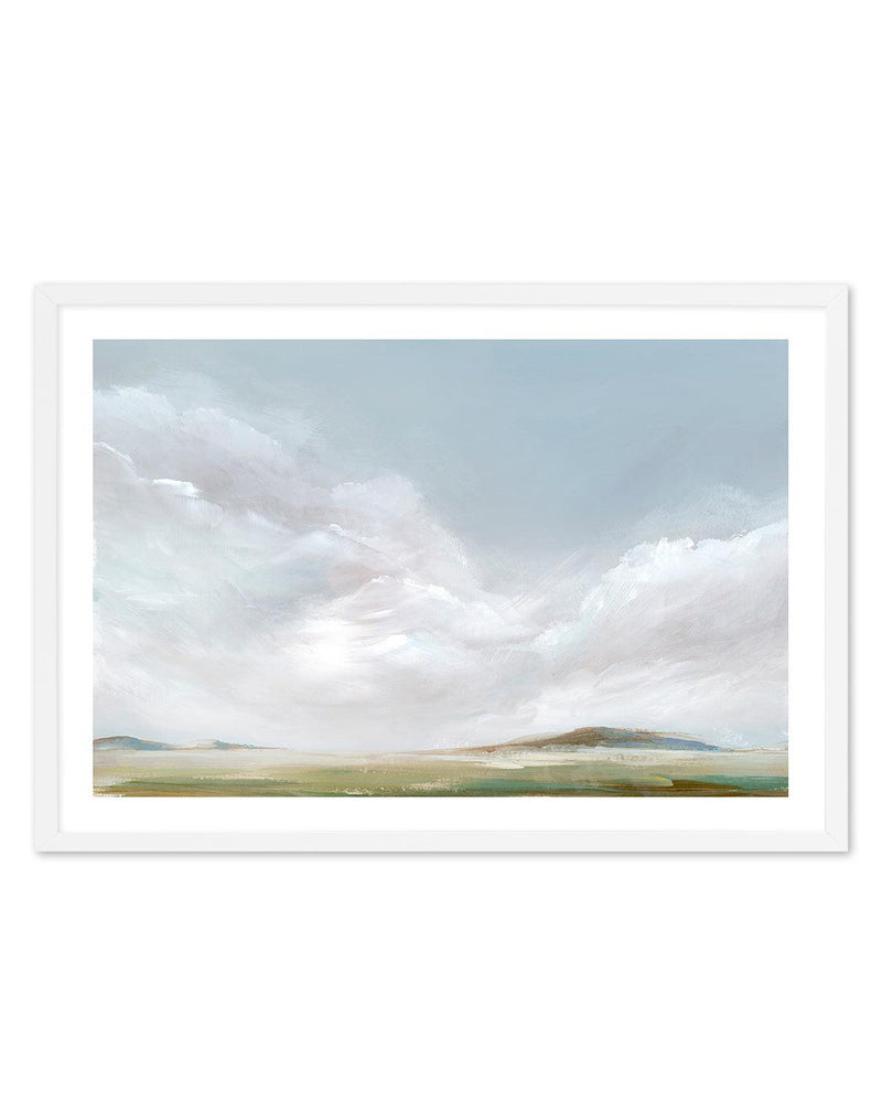 Rolling Pink Clouds Art Print