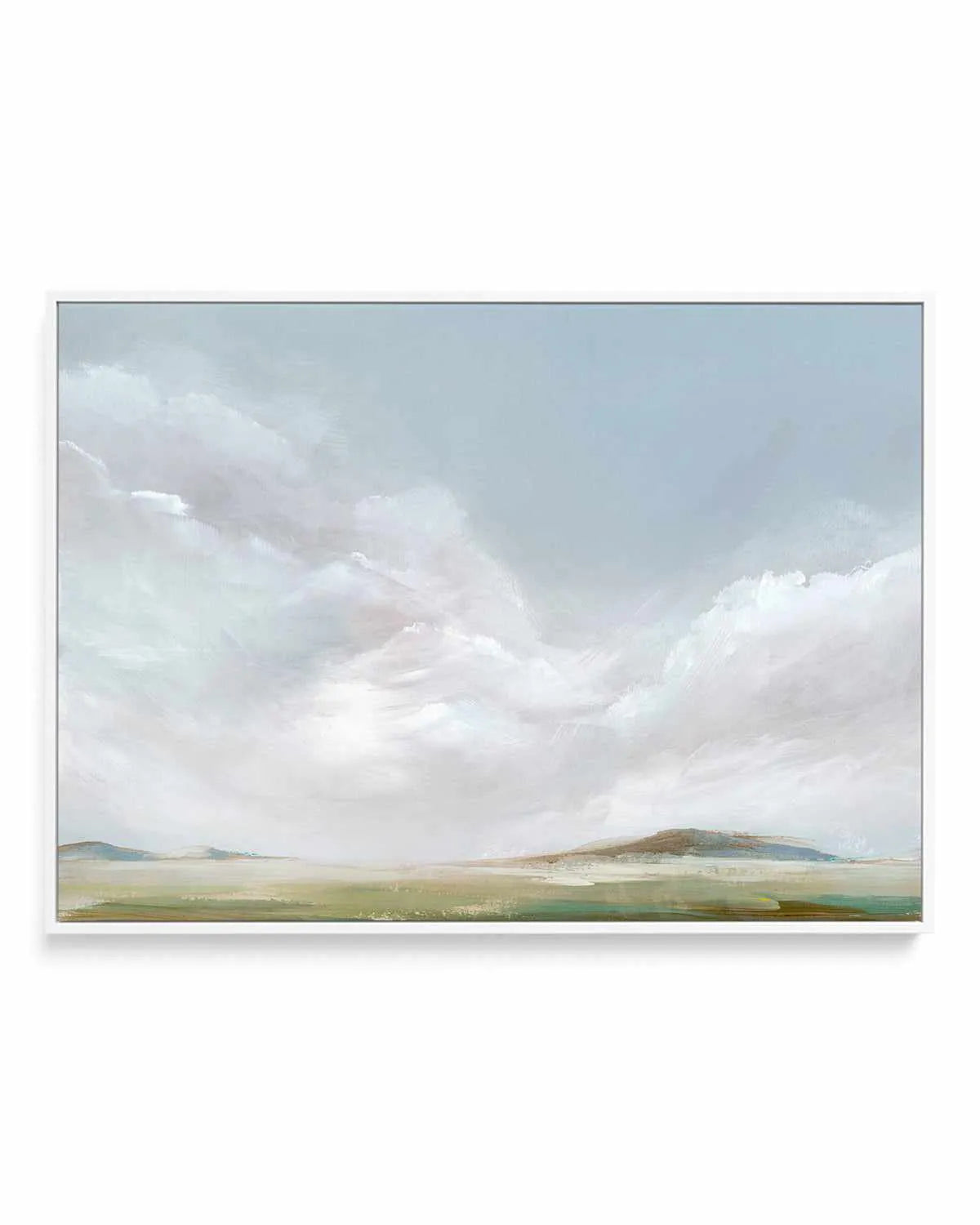 Rolling Pink Clouds | Framed Canvas Art Print from Olive et Oriel where you can shop wallpaper and artworks online